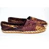 Espadrille Africaine Marron Tache Orange